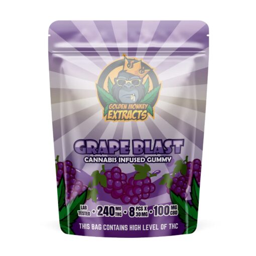 THC/CBD Gummy - Grape Blast