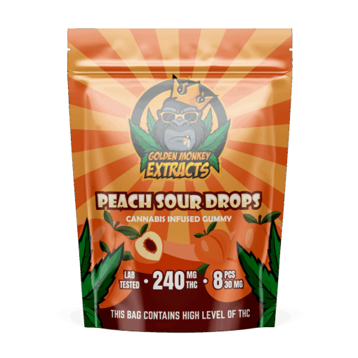 THC Gummy - Peach Sour