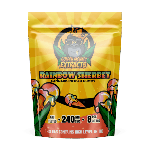 THC Gummy - Rainbow Sherbet