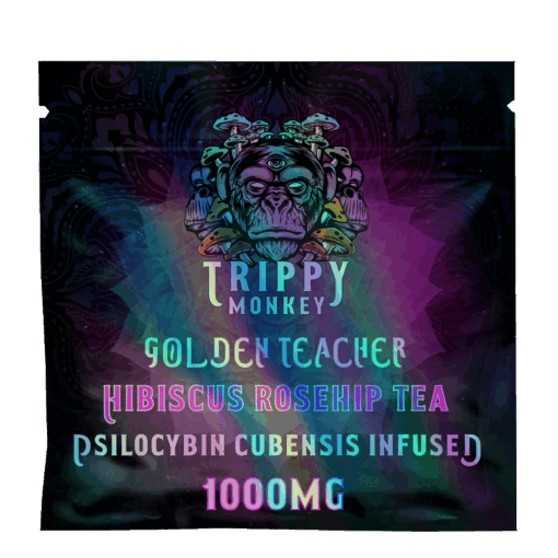 Trippy Monkey - Hibiscus Rosehip Tea  - 1000MG