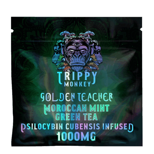 Trippy Monkey - Moroccan Mint Green Tea  - 1000MG