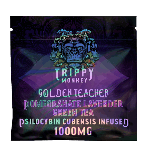 Trippy Monkey - Pomegranate Lavender  Green Tea - 1000MG