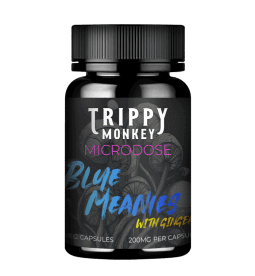 Trippy Monkey - Microdose Capsules - 15 x 200mg - Blue Meanies