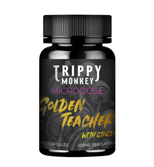 Trippy Monkey - Microdose Capsules - 15 x 200mg - Golden Teacher