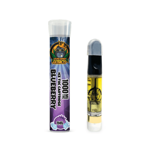 ICED 1000MG THC Cartridge - Blueberry