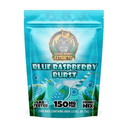 THC Drink Mix - Blue Raspberry Burst