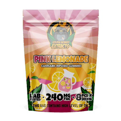 THC Gummy - Pink Lemonade - 240mg