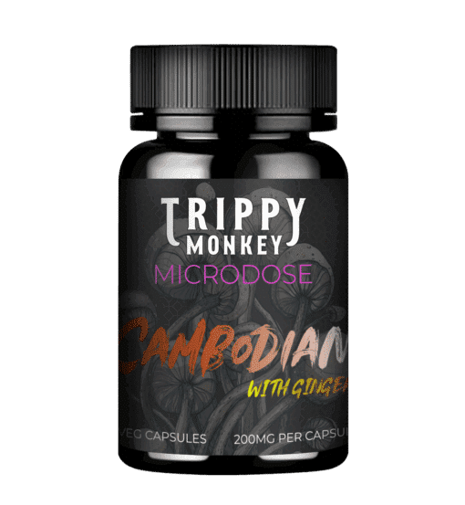 Trippy Monkey - Microdose Capsules - 15 x 200mg - Cambodian