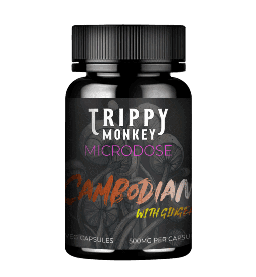 Trippy Monkey - Microdose Capsules - 7 x 500mg - Cambodian