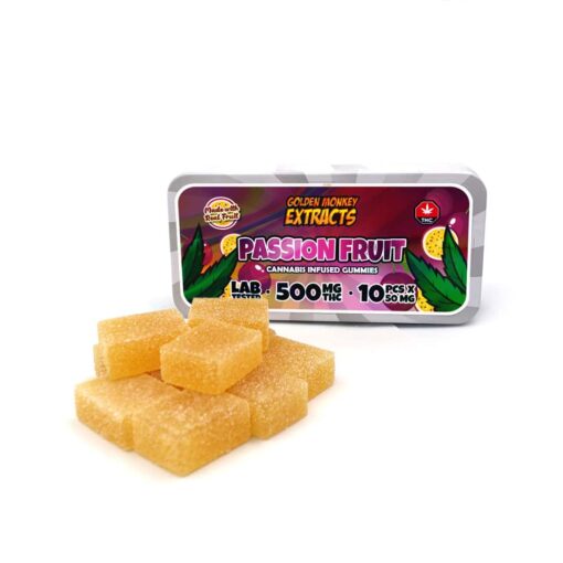 THC Gummy - High Dose - 500MG - Passion Fruit