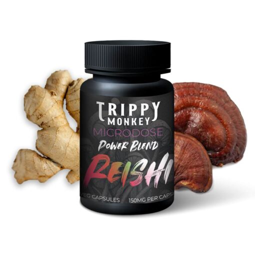 Trippy Monkey - Power Blend - 30 x 150mg - Reishi Power