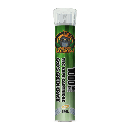 1000MG THC Cartridge - God's Green Crack