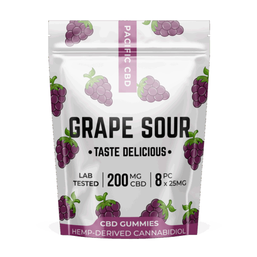 Pacific CBD Grape Sour 200mg
