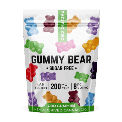 Pacific CBD Sugar Free Gummy Bears 200mg