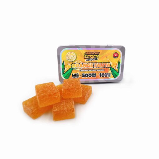 THC Gummy - High Dose - 500MG - Orange Fanta