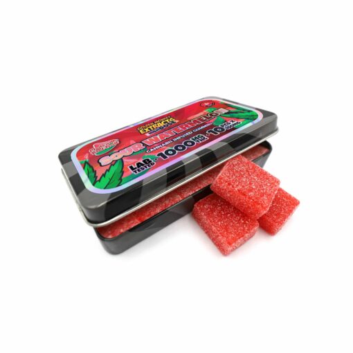 THC Gummy - High Dose - 1000MG - Sour Watermelon